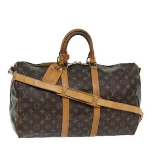 Pre-owned Canvas travel-bags Louis Vuitton Vintage , Brown , Dames