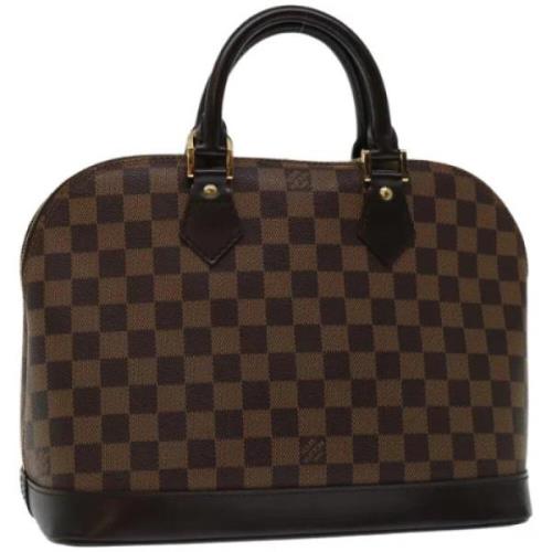 Pre-owned Canvas louis-vuitton-bags Louis Vuitton Vintage , Brown , Da...