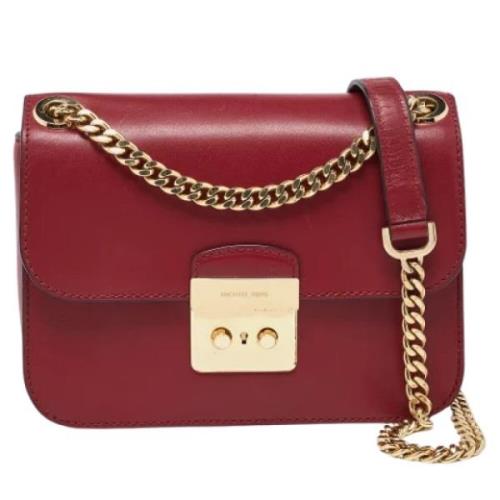 Pre-owned Leather shoulder-bags Michael Kors Pre-owned , Red , Dames
