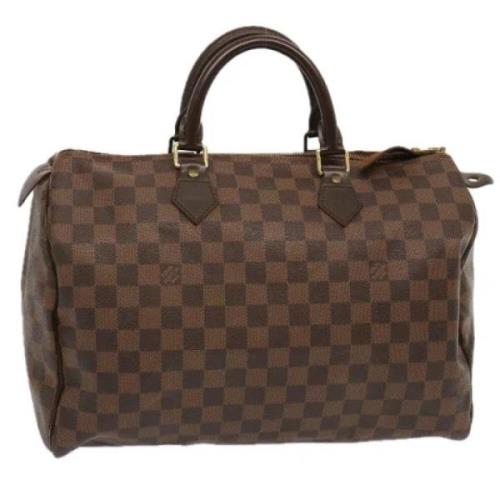 Pre-owned Canvas louis-vuitton-bags Louis Vuitton Vintage , Brown , Da...