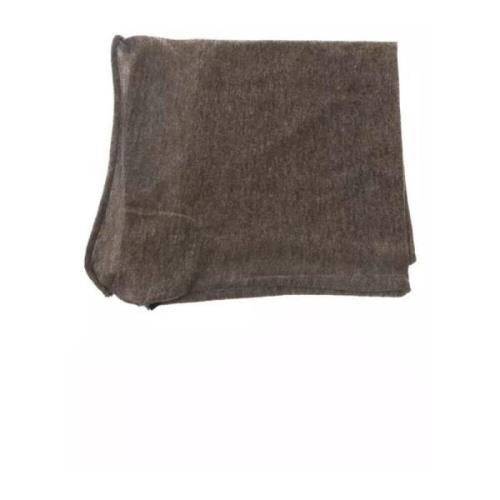 Luxe Alpaca Blend Tricot Sjaal Alpha Studio , Brown , Dames