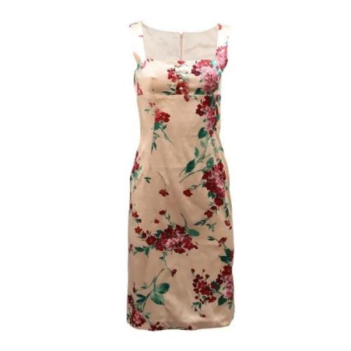 Pre-owned Silk dresses Dolce & Gabbana Pre-owned , Multicolor , Dames