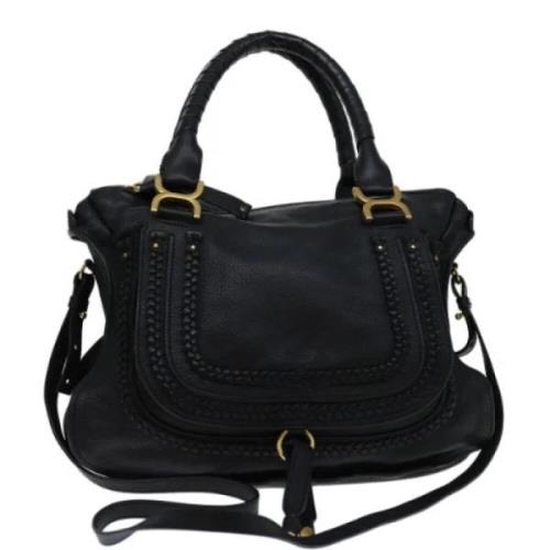 Pre-owned Leather handbags Chloé Pre-owned , Black , Dames