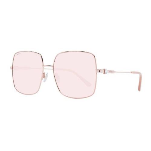 Stijlvolle vierkante zonnebril met UV-bescherming Jimmy Choo , Pink , ...