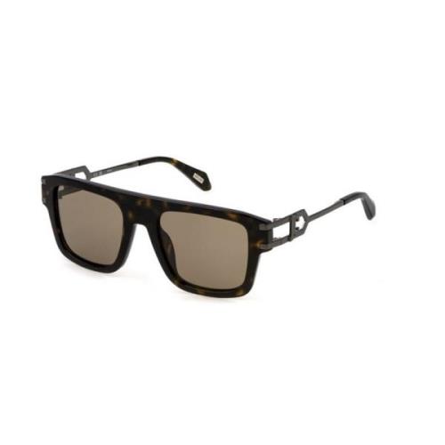 Bruine Zonnebril Shiny Dark Havana Stijl Just Cavalli , Brown , Dames