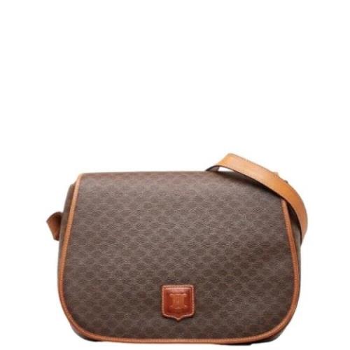 Pre-owned Canvas celine-bags Celine Vintage , Brown , Dames