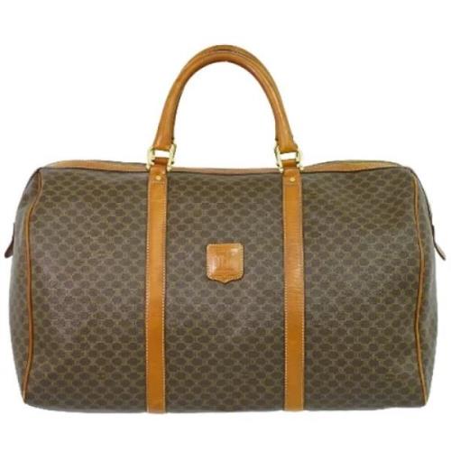 Pre-owned Canvas travel-bags Celine Vintage , Brown , Dames