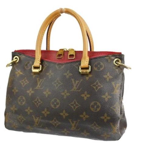 Pre-owned Canvas louis-vuitton-bags Louis Vuitton Vintage , Brown , Da...