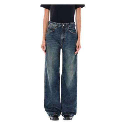 Intense Blue Wide-Leg Jeans Haikure , Blue , Dames