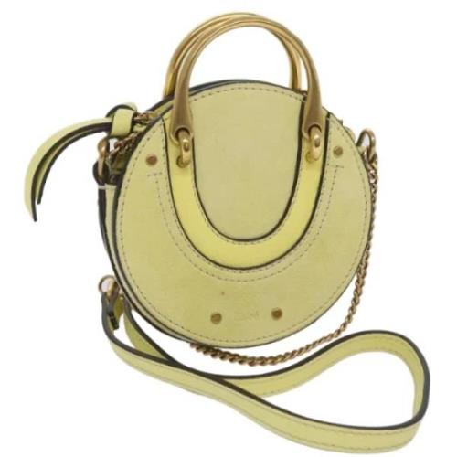 Pre-owned Leather handbags Chloé Pre-owned , Yellow , Dames