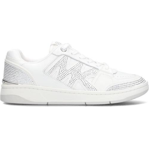 Rebel Lace Up Lage Sneakers Michael Kors , White , Dames