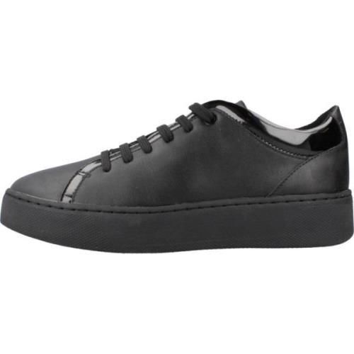 Skyely Sneakers Geox , Black , Dames