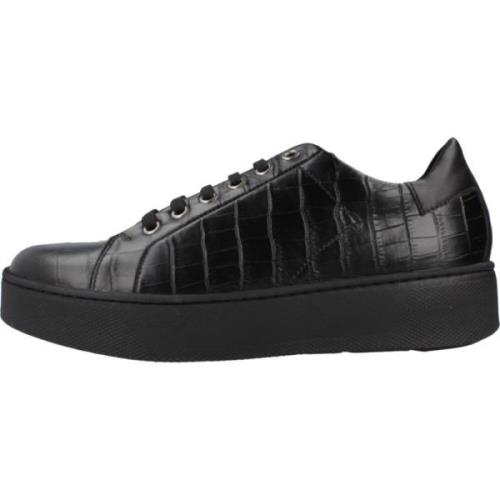 Skyely Sneakers Geox , Black , Dames