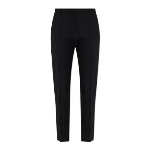 Geplooide broek Versace , Black , Dames