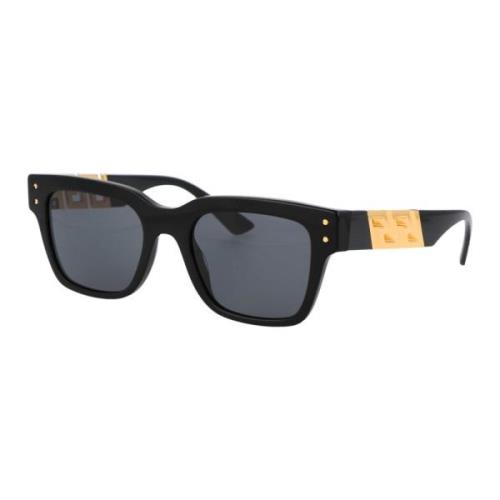 Stijlvolle zonnebril met model 0Ve4421 Versace , Black , Heren