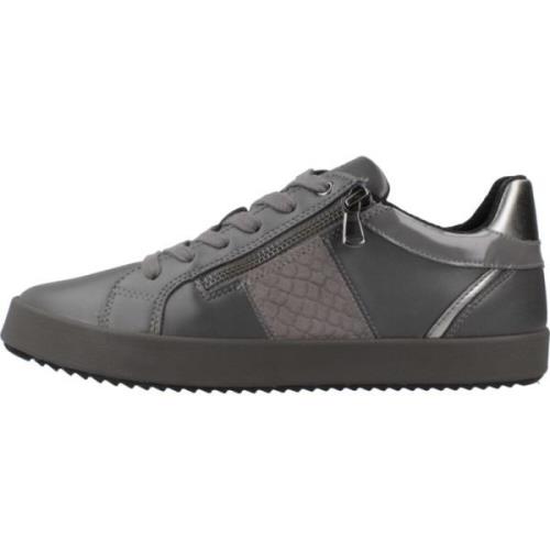 Bloemen Sneakers voor Vrouwen Geox , Gray , Dames