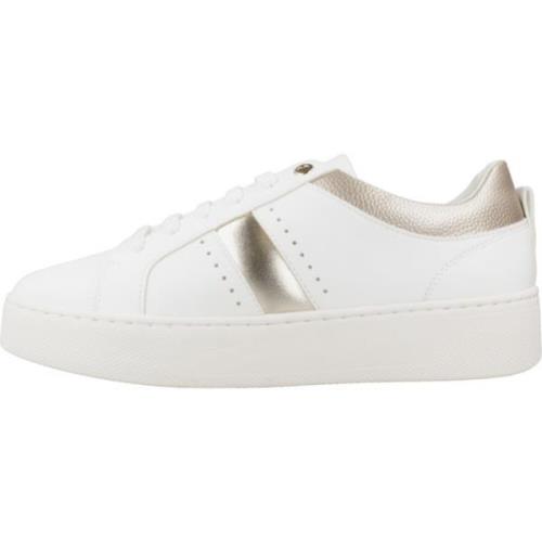 Skyely Sneakers Geox , White , Dames