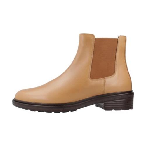 Stijlvolle Chelsea Boots voor wandelplezier Geox , Brown , Dames