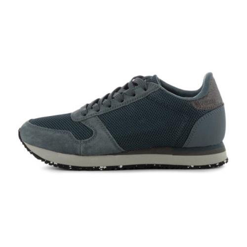 Icon Sneaker met Gerecyclede Materialen Woden , Blue , Dames