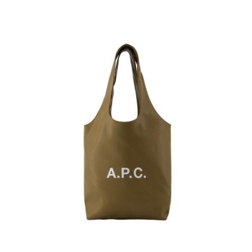 Khaki Synthetisch Leren Tote Tas A.p.c. , Green , Dames