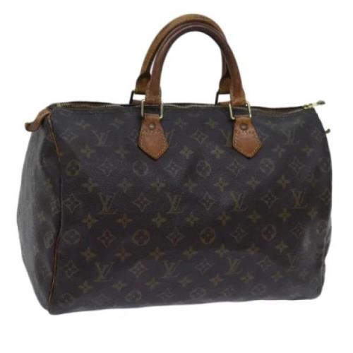 Pre-owned Canvas louis-vuitton-bags Louis Vuitton Vintage , Brown , Da...