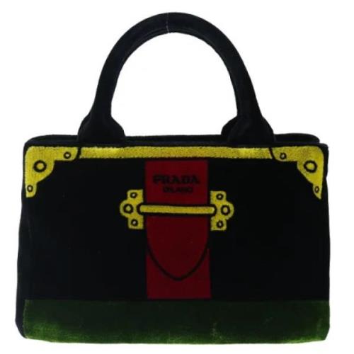 Pre-owned Velvet prada-bags Prada Vintage , Multicolor , Dames