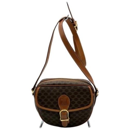 Pre-owned Leather celine-bags Celine Vintage , Brown , Dames