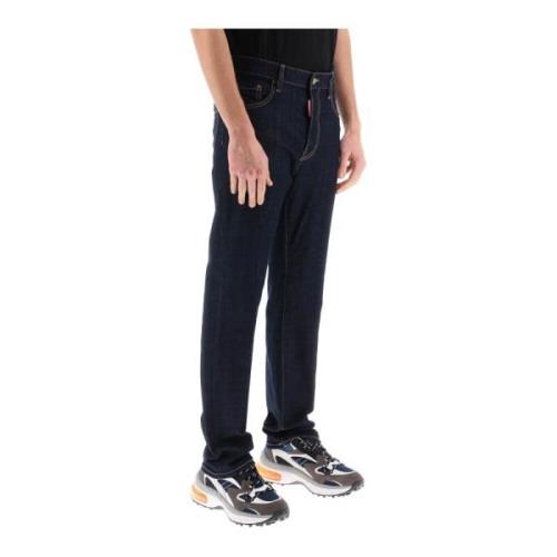 Straight Jeans Dsquared2 , Blue , Heren