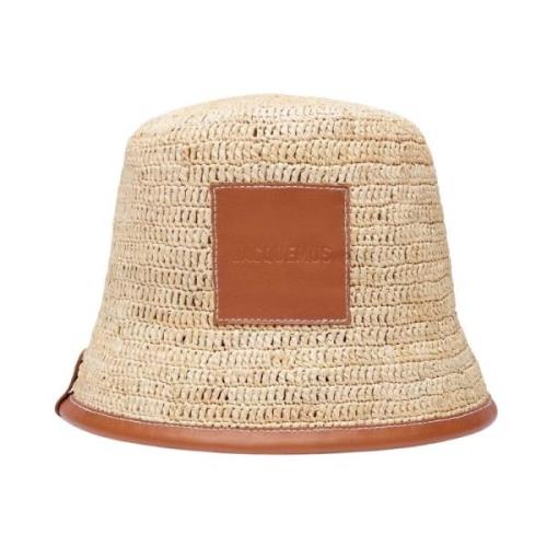 Raffia Vissershoed Lichtbruin Jacquemus , Beige , Unisex