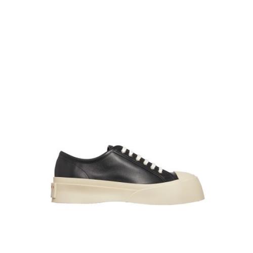 Leren Sneaker Marni , Black , Heren