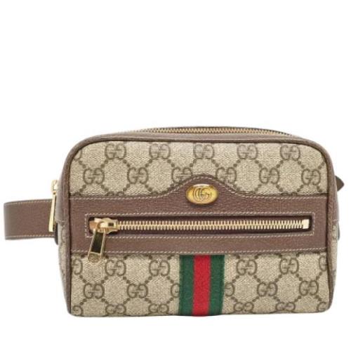 Pre-owned Leather gucci-bags Gucci Vintage , Beige , Dames