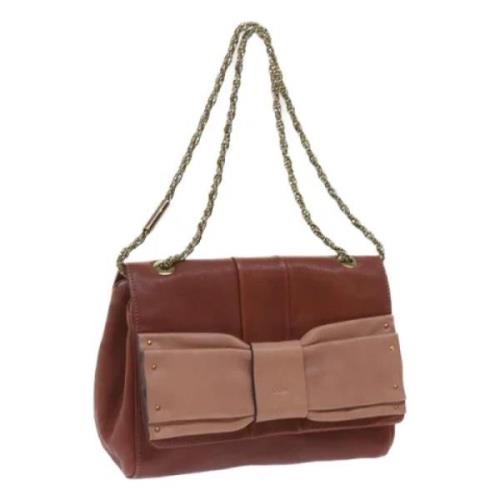 Pre-owned Leather shoulder-bags Chloé Pre-owned , Red , Dames