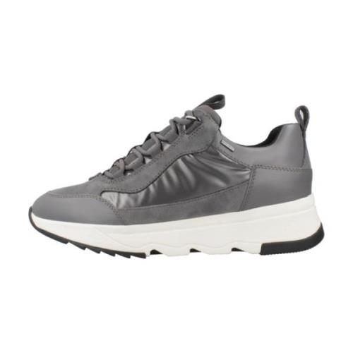 Stijlvolle Sneakers voor Actieve Levensstijl Geox , Gray , Dames