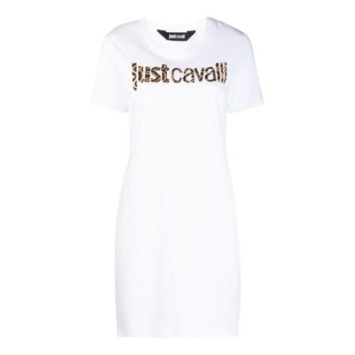 Witte Sweater Jurk Just Cavalli , White , Dames