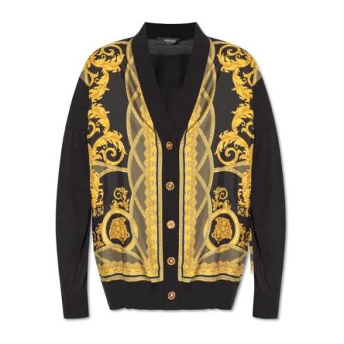 Cardigan met La Coupe des Dieux patroon Versace , Multicolor , Dames