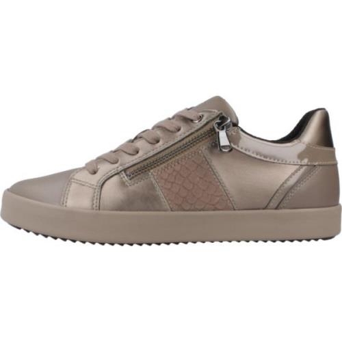 Stijlvolle Sneakers voor Vrouwen Geox , Brown , Dames