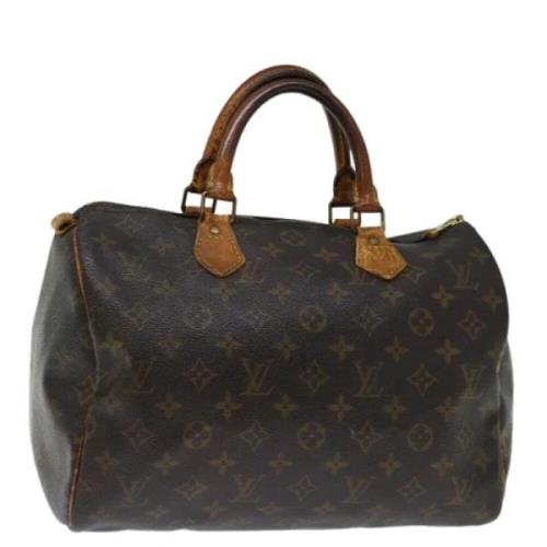 Pre-owned Canvas louis-vuitton-bags Louis Vuitton Vintage , Brown , Da...