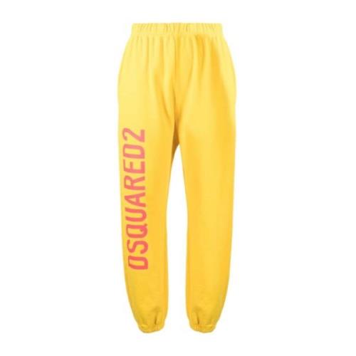 Sweatpants Dsquared2 , Yellow , Dames