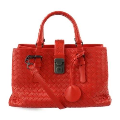 Pre-owned Leather totes Bottega Veneta Vintage , Red , Dames