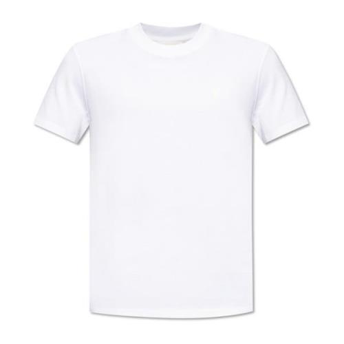 T-shirt met logo Ami Paris , White , Heren