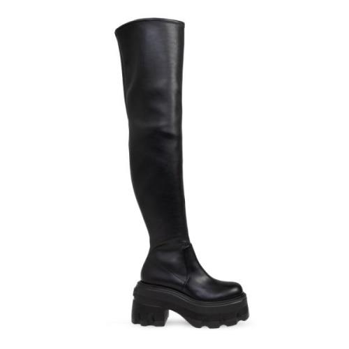 Over-de-knie-laarzen Lab Casadei , Black , Dames