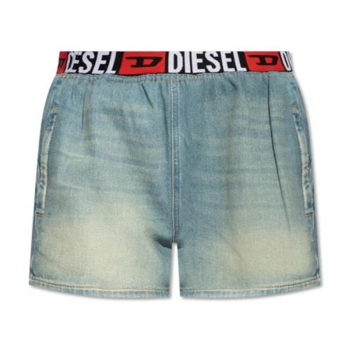 Denim shorts De-Skep-S Diesel , Blue , Dames