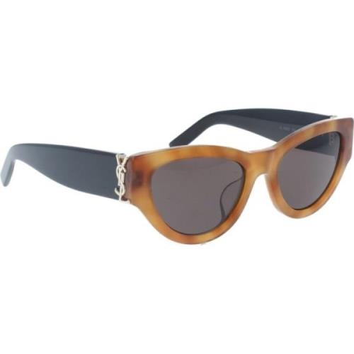 Klassieke Aviator Zonnebril Saint Laurent , Beige , Dames