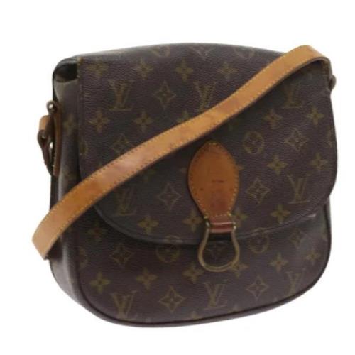 Pre-owned Canvas louis-vuitton-bags Louis Vuitton Vintage , Brown , Da...