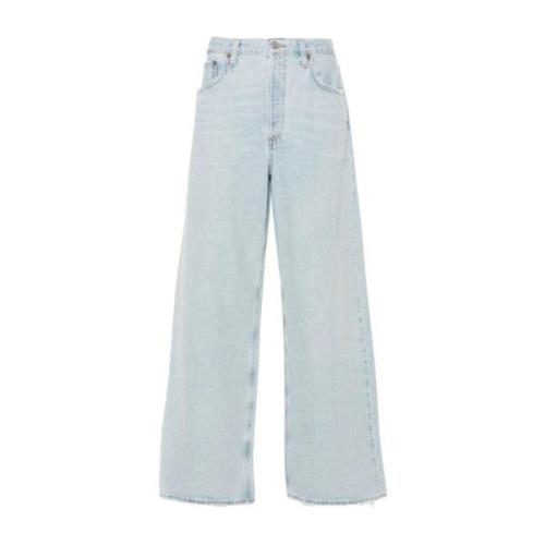 Versleten Denim Jeans Agolde , Blue , Dames