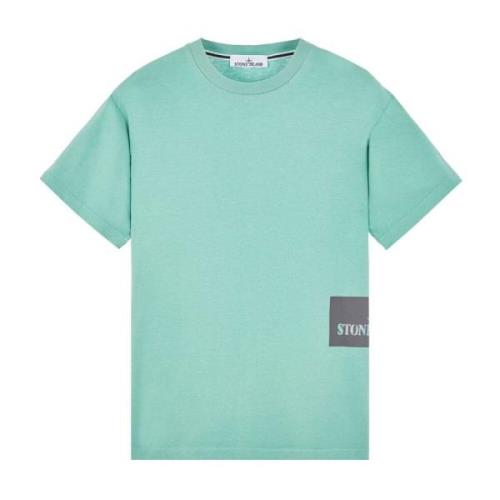 Casual T-shirt voor mannen Stone Island , Green , Heren