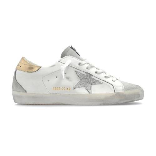 Sneakers met distressed-effect en signature ster Golden Goose , White ...