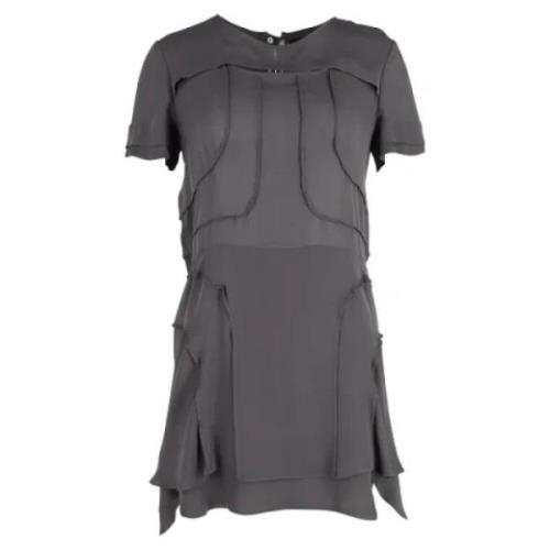 Pre-owned Silk dresses Isabel Marant Pre-owned , Gray , Dames