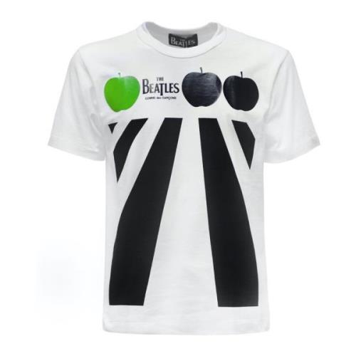 The Beatles Print T-shirt Comme des Garçons , White , Heren