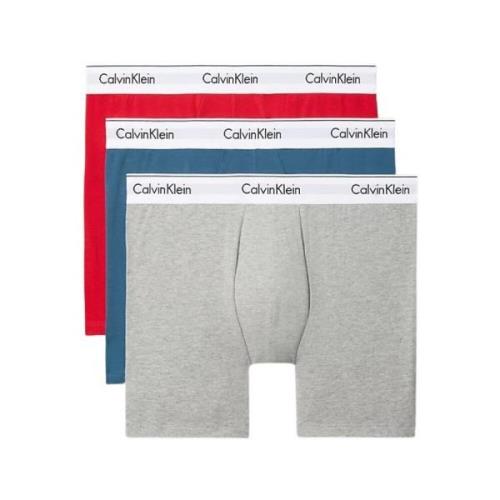 Ademende Modern Cotton Boxer Briefs 3-Pack Calvin Klein , Multicolor ,...